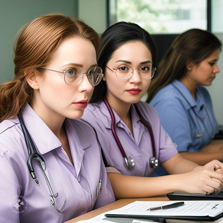 A Group of nurse Work Together Smarter, Not Harder