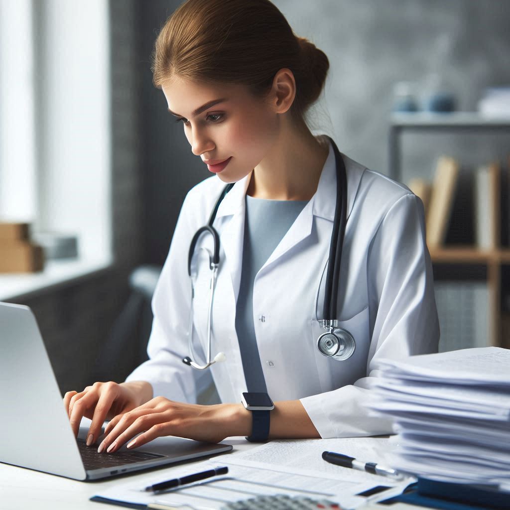 nurse doing nursing research